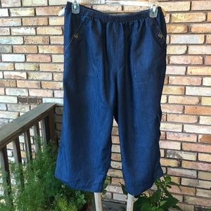 Alfred Dunner Denim Capris